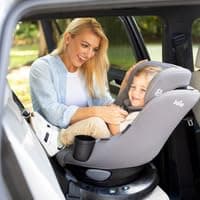 Joie Chili Spin 360 2-in-1 Rotating Convertible Car Seat with a 360 Spin and Easy Installation - Lower Anchor Attachment or Vehicle Belt Installation (Thunder) thumbnail 9