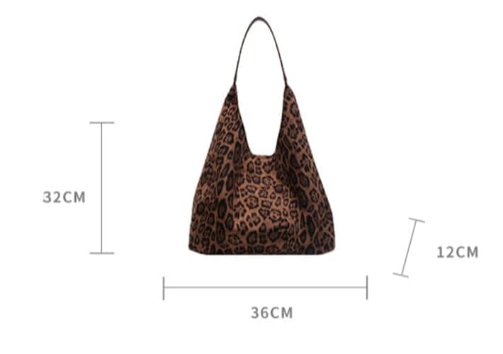 DOTITOY Cheetah Leopard Print Tote Bag Large Capacity Bag Leopard Bag Women Shopper Women's Bag thumbnail 6