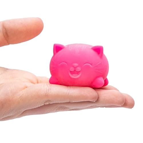 Schylling NeeDoh Teenie Cool Cat - Sensory Squeeze Toy - Contains 3 Mini Groovy Globs - 1.5" Wide - Color May Vary (Pack of 1) thumbnail 4