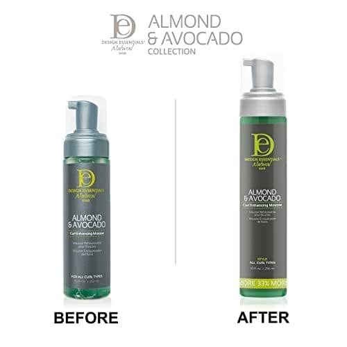 Design Essentials Curl Enhancing Hair Mousse for Curly Hair; Almond and Avocado Collection, 10 Ounce thumbnail 3