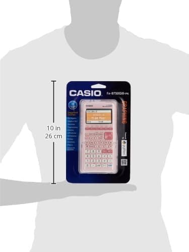 Casio fx-9750GIII Graphing Calculator | Natural Textbook Display | Python Programming | Ideal for Exams, STEM & Advanced Math | Pink thumbnail 4