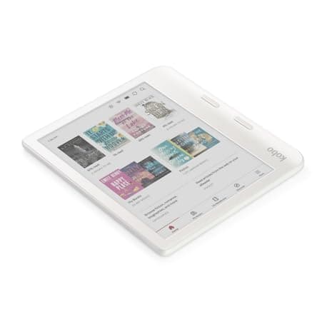 Kobo Libra Colour | eReader | 7” Glare-Free Colour E Ink Kaleido™ 3 Display | Dark Mode Option | Audiobooks | Waterproof | (White) thumbnail 4