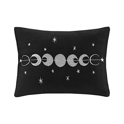 Intelligent Design Queen Duvet Cover Set, Velvet Queen Duvet Set, Luxury Diamond Quilting Black Duvet Cover, Fluffy Duvet Cover with Decorative Pillow and 2 Shams, 4 Pieces, Black, Full/Queen thumbnail 14