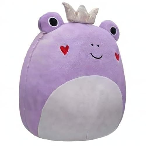 Squishmallows 8" Francine Purple Frog with Heart Cheeks and Gold Crown Valentine Day Plush- Officially Licensed Kellytoy - Collectible Soft & Squishy Puppy Stuffed Animal Toy - 8 Inch thumbnail 5