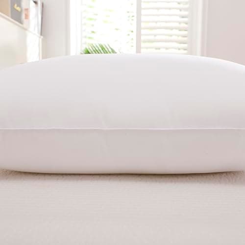 SARAH&EVELYN Gold Goose Down Alternative Bed Pillow-Soft Pillow for Side Sleepers, Set of 2,Standard Size(20×26IN),Super Soft Fabric Cover,Perfect for Side, Back and Stomach Sleepers thumbnail 8