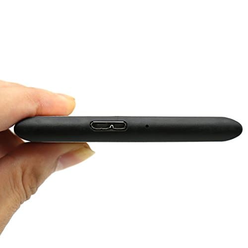 Maxone 500GB Ultra Slim Portable External Hard Drive HDD Compatible with PC, Laptop, Grey thumbnail 4