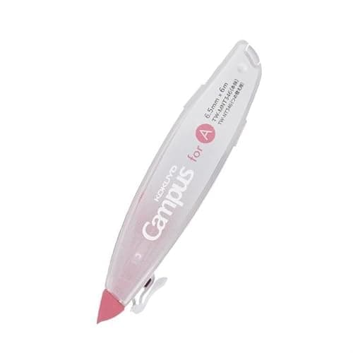 KOKUYO Correction Tape, 0.26 inches (6.5 mm) Wide for A 7mm Ruled Notebook, 19.7 ft (6 m) long, Pink, Japan Import (TW-MNT346) thumbnail 2