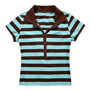 Y2k Grunge Polo Collared Shirts Women Button Down Crop Top 2000s Emo Vintage Streetwear Summer - Image 1