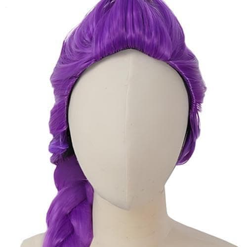 Anime Hunters R-umi Wig, Purple Hair Extensions Cosplay Hair, Purple Braiding Hairs Demon Cosplay For Kids & Adults, Adjustable Cap, Realistic Christmas Anime Costume Wig, Fan Collection thumbnail 5