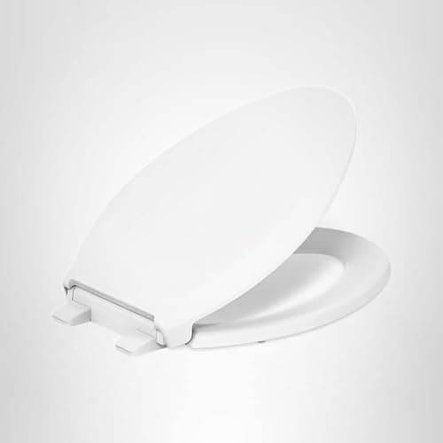 KOHLER 4636-RL-0 Cachet ReadyLatch Elongated Toilet Seat Slow Close, Soft Close Toilet Seat Quiet Lid, Contoured Grip-Tight Bumpers Installation Hardware, Apartment Essentials, White thumbnail 16