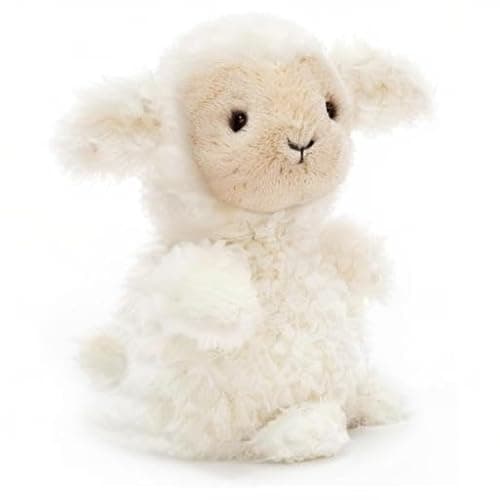 Jellycat Little Lamb Stuffed Animal, 7 inches - Lamb and Sheep Plush Toy - Classic Children's Gift thumbnail 6