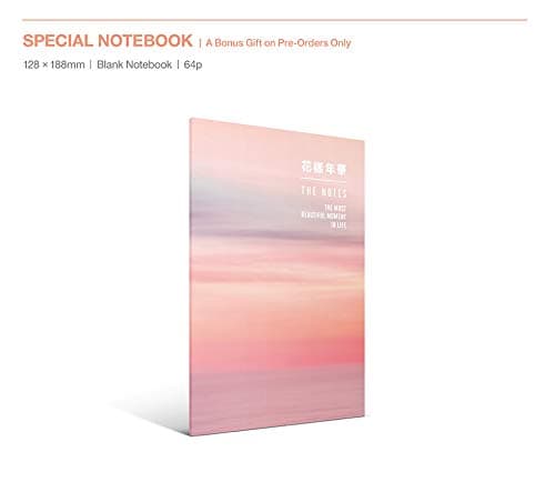 BTS The Notes 1 - The Most Beautiful Moment In Life (English Ver.) (Pre-order SPECIAL NOTEBOOK INCLUDED) thumbnail 4