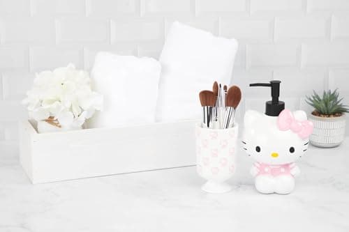 Jay Franco Hello Kitty Soap Dispenser - Pink & White Bathroom Accessory - Resin Lotion Pump thumbnail 4