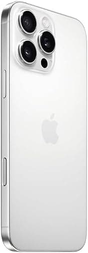 Apple iPhone 16 Pro Max, US Version, 256GB, White Titanium - Unlocked (Renewed) thumbnail 2
