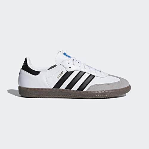 adidas Originals Mens Samba OG Sneaker - 6 - Footwear White/Core Black/Granite thumbnail 4
