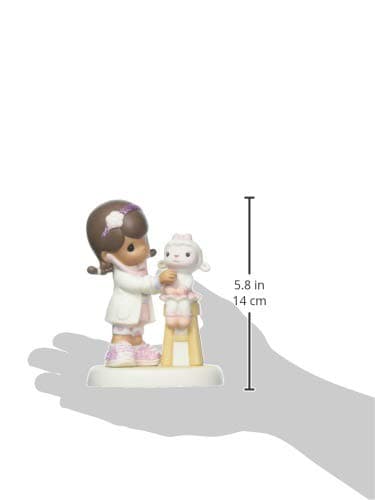 Precious Moments Disney Doc McStuffin With Lamb Figurine thumbnail 2