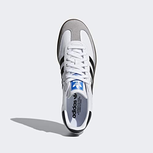 adidas Originals Mens Samba OG Sneaker - 6 - Footwear White/Core Black/Granite thumbnail 6
