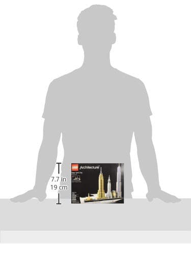 LEGO Architecture New York City Model Kit - Bedroom or Office Decor for Kids & Adults, Ages 12+ - Building Blocks to Display - NYC Gift & Souvenir Ideas - 21028 thumbnail 3