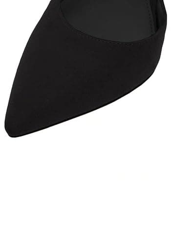 Juliet Holy Womens Pumps Point Closed Toe Heels Buckle Ankle Strap D'Orsay Heeled Sandals thumbnail 6