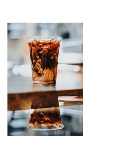16 oz Clear Plastic Cups with Lids and Straws, Disposable Coffee Cups 25 Sets thumbnail 7