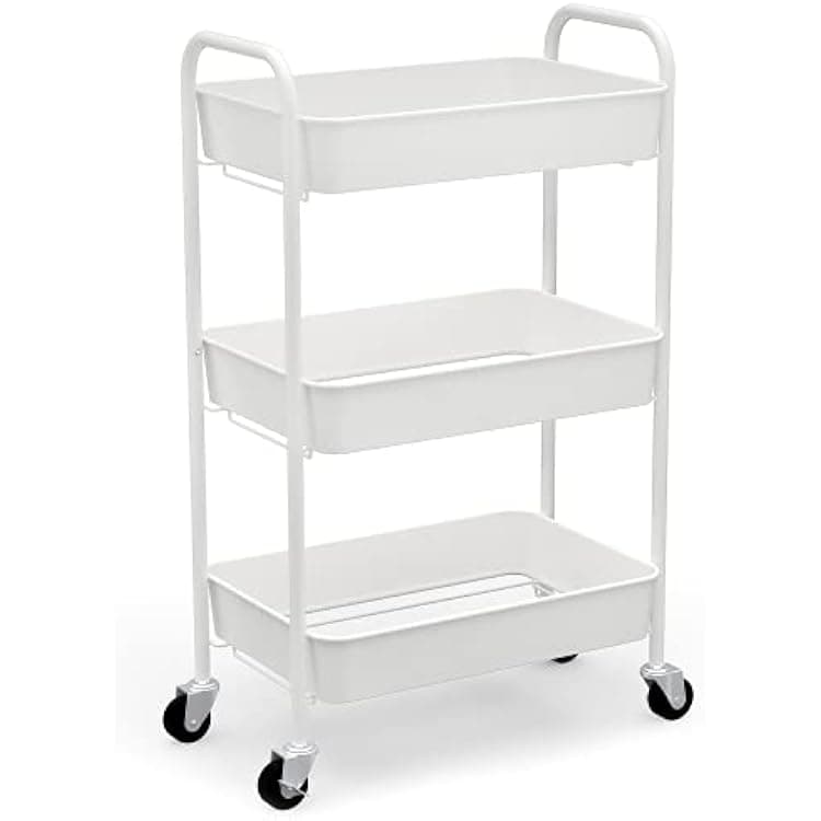 CAXXA 3-Tier Rolling Metal Storage Organizer with Belgium | Ubuy - Image 1