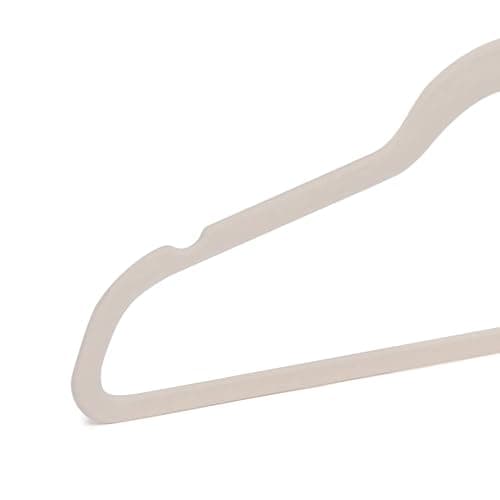Amazon Basics Slim Velvet, Non-Slip Suit Clothes Hangers, Pack of 50, Blush Pink/Rose Gold thumbnail 5