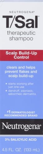 Neutrogena T/Sal Therapeutic Shampoo for Scalp Build-Up Control with Salicylic Acid, Scalp Treatment for Dandruff, Scalp Psoriasis & Seborrheic Dermatitis Relief, 4.5 fl. oz (Pack of 4) thumbnail 2