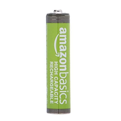 Amazon Basics 24-Pack Rechargeable AAA NiMH High-Capacity Batteries, 850 mAh, 1.2V, Recharge up to 500x Times, Pre-Charged thumbnail 2