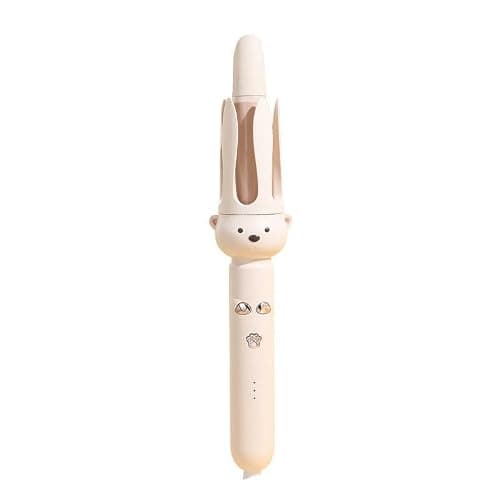 PretiHom Automatic Rotating Curling Iron - 1.1 Inch (28mm) Curling Wand for Beach Waves, Anti-Scald, Anti-Tangle, Ceramic Coating, Dual Voltage, Hair Curler for Women, All Hair Types - Image 1