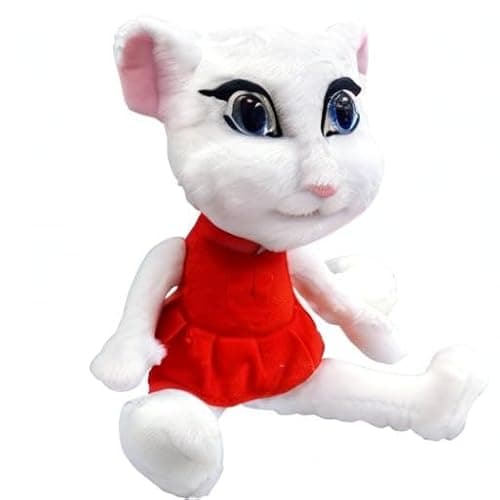 Relsy Talking Friends Talking Angela Animated Interactive Cuddly Plush Toy with Talkback 12 Inches / 30CM Tall thumbnail 6