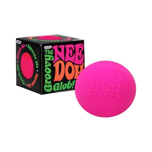 Schylling NeeDoh Original - Sensory Fidget Toy - Pink - Ages 3 to Adult , 1 Count ( Pack of 1) - Image 1