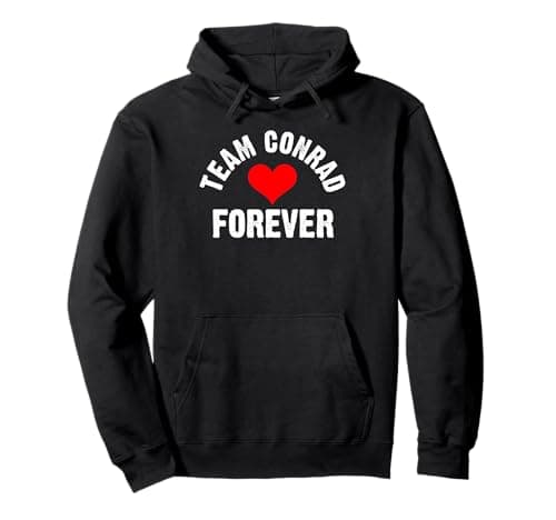 Team Conrad Forever Retro Vintage Pullover Hoodie - Image 1