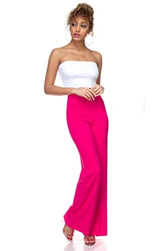Cemi Ceri Women's High Waist Dress Pants - Large Berry thumbnail 3