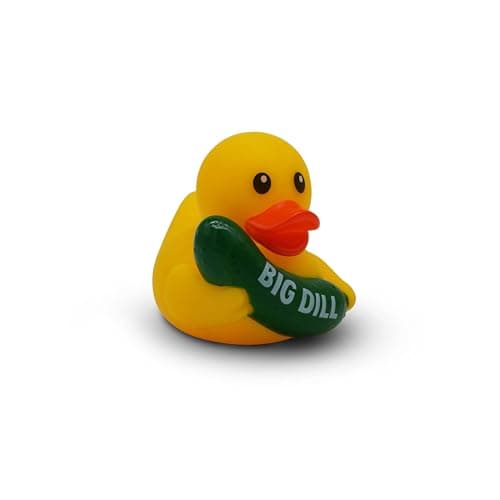GOOFBALLS Funny Rubber Duck – Hilarious Decorative Duck for Bathroom, Jeep, Desk, or Gag Gift – Quirky Collectible with Sarcastic Quote – Great Gift for Adults, Coworkers, or Friends-Pickle thumbnail 3