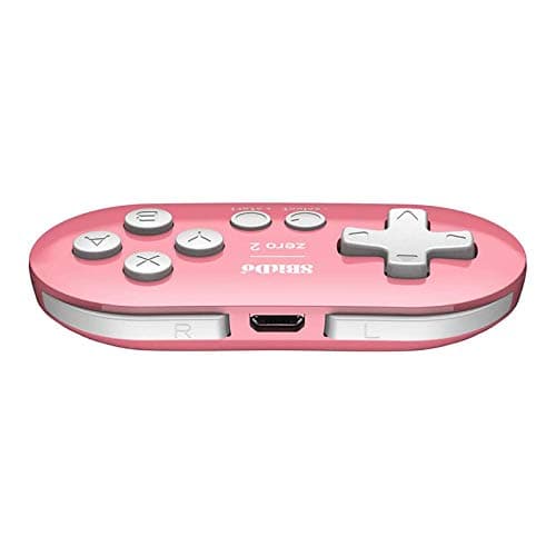 8Bitdo Zero 2 Mini Bluetooth Gamepad for Switch Windows Android MacOS Steam Raspberry Pi (Pink) thumbnail 4