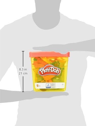 Play-Doh Fun Tub Set, 19 Accessories & Reusable Storage Container, Preschool Toys, Kids Arts & Crafts, Back to School Gifts, Ages 3+ (Amazon Exclusive) thumbnail 3