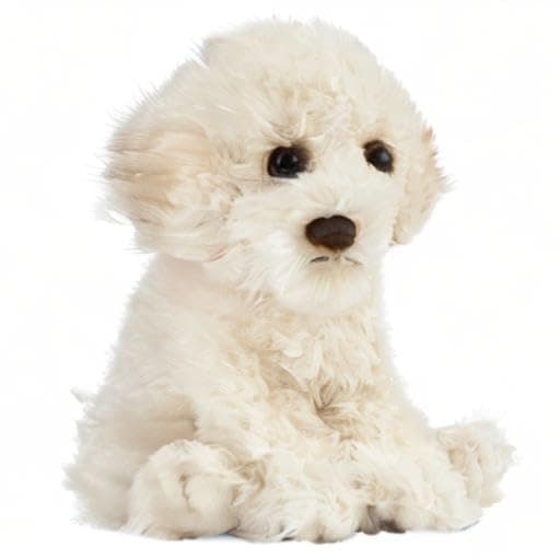 Living Nature Labradoodle Puppy, Realistic Plush Pet Animal (16cm), Soft Toy with Educational Fact Tags, Cuddly and Lifelike Toy for Kids, Eco-Friendly and Made with Naturli Recycled Materials thumbnail 8
