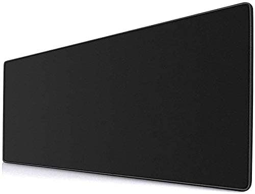 YEBMoo Gaming Mouse Pad XXL Extended Desk Pad & Thick Large (800x300x3 mm) Computer Keyboard Mousepad Mouse Mat (80x30 Black) - Image 1