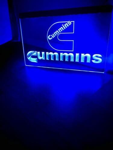 Led Light Sign For Cummins Cars Parts and Repair Service Engine Shop Store Garage Beer Bar Pub Store Party Man Cave Wall Decor Best Gift - Inspired The Ultimate Accessory Brighten Up Your Space thumbnail 3