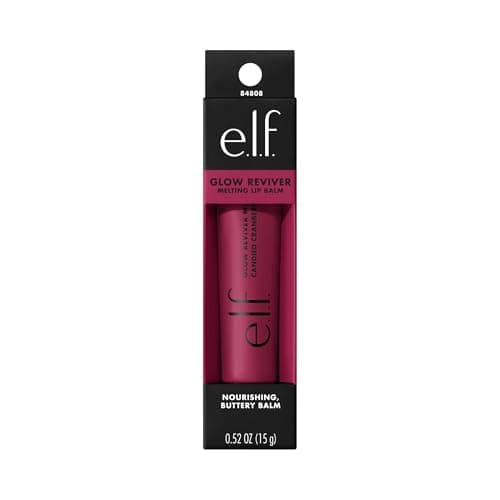 e.l.f. Glow Reviver Melting Lip Balm, Hydrating Tinted Lip Balm For A Glossy Finish & Soft, Supple Lips, Vegan & Cruelty-Free, Candied Cranberry thumbnail 9