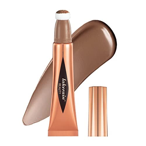 Liquid Blush Beauty Wand, Liquid Blush, Blush stick, Liquid Blush for Cheeks, Contour Beauty Wand, Natural Smooth Creamy Highlight Matte Liquid Blush Stick with Soft Cushion Applicator (Contour Stick#1) - Contour Stick#1 - 1 Fl Oz (Pack of 1)