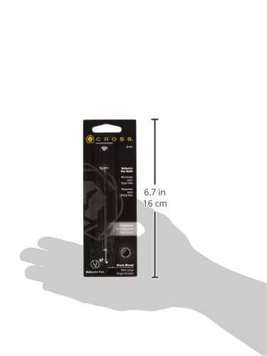 Cross Ballpoint Pen Refill - Black - Broad - Packaged One Per Card thumbnail 2