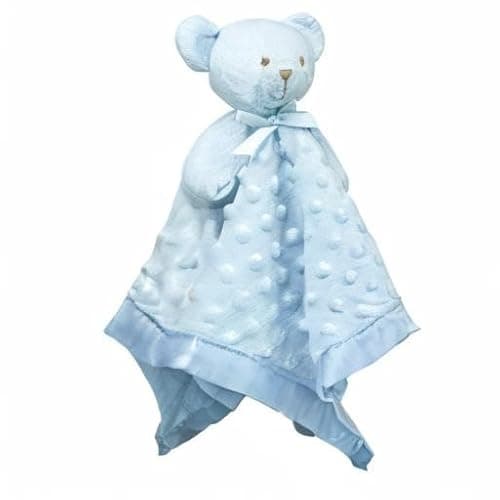 Pro Goleem Teddy Bear Lovey Baby Security Blanket for Boys and Girls Unisex Soft Lovie Baby Gifts for Newborn Toddler Snuggle Toy Stuffed Animal Blue 16 Inch thumbnail 11