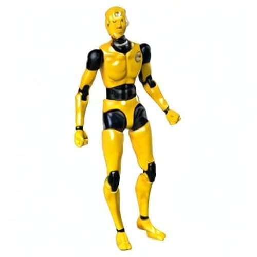 1/12 Scale Male Action Figure,6inch Flexible Yellow Testman Crash Test Dummy Action Figure Body Collection (B) thumbnail 9