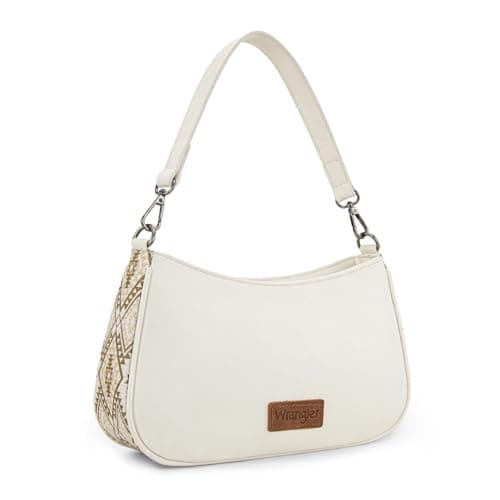Wrangler Western Hobo Purse for Women Small Shoulder Bag Aztec Cute Mini Clutch Handbag Going Out Purse WG-HB-205-198-BG - Image 1
