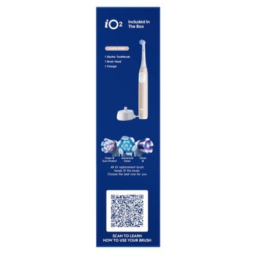 Oral-B iO Series 2 Gentle Clean Electric Toothbrush, Blush Sand thumbnail 15