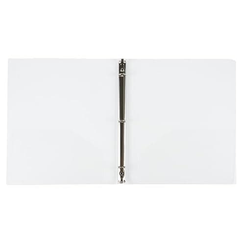 JAM PAPER Plastic 0.5 inch Binder - Clear 3 Ring Binder - Sold Individually thumbnail 4