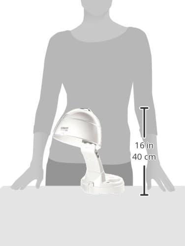 Conair Pro Style Bonnet Hair Dryer, 2 Heat Settings, Adjustable Height, Extra-Large Hood Size, 1875W Pro Style Bonnet Ionic Hair Dryer for Women, White thumbnail 3