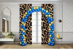 IFFVGX Cheetah Print Curtains 52WX84H Rod Pocket Leopard Not Blakout Curtains for Bedroom Living Room Wild Animals Print Drapes 2 Panels thumbnail 4