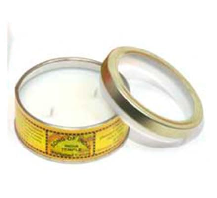 Song of India - India Temple Gift Set #14, India Temple Incense, Perfumed Candle, Wood Incense Burner, Room Freshner, and 2 Herbal Hand Made soap thumbnail 2